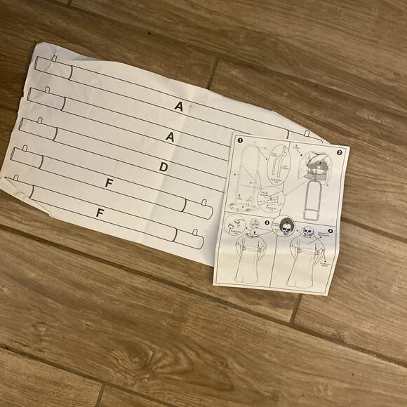 Grim Reaper Skeleton Candy Dish 6ft LED Light Up Halloween Prop - Picture 9 of 9